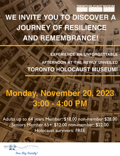 Banner Image for Toronto Holocaust Museum Tour